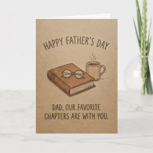 Tarjeta del Día del Padre Feliz