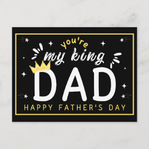 Tarjeta del Día del Padre Feliz