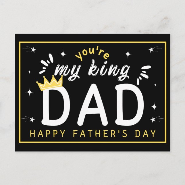Tarjeta del Día del Padre Feliz (Anverso)