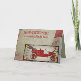 Tarjeta del Día del Padre Feliz