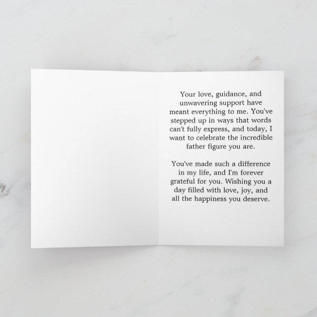 Tarjeta del Día del Padre Feliz para el Abuelo Abu (Interior)