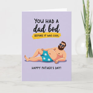Tarjeta del Día del Padre Floral Papá Genial