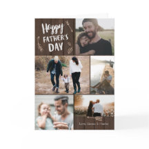 Tarjeta del Día del Padre Fotográfico Woodsy 5