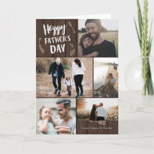 Tarjeta del Día del Padre Fotográfico Woodsy 5