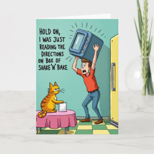 Tarjeta del Día del Padre Frenético Momento