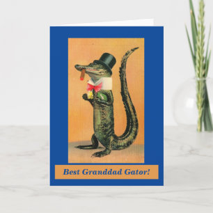 Tarjeta del Día del Padre Gator