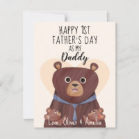 Tarjeta del Día del Padre Gemelo, tarjeta del Día
