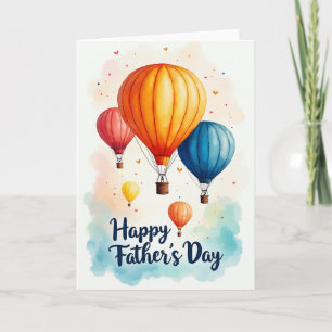 Tarjeta del Día del Padre Globo Aerostático
