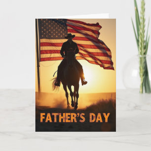 Tarjeta del Día del Padre Golden Rider