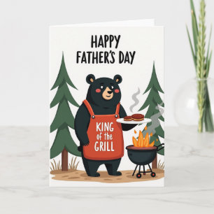 Tarjeta del Día del Padre Grill King