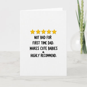 Tarjeta del Día del Padre Hace Bebés Adorables