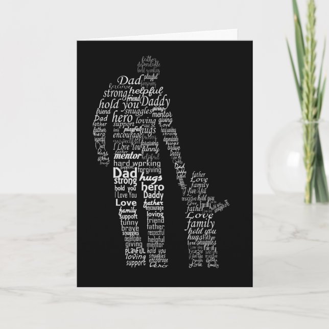 Tarjeta del Día del Padre Héroe (Anverso)