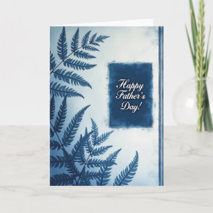 Tarjeta del Día del Padre Indigo Fern