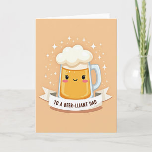Tarjeta del Día del Padre Jolly Brew