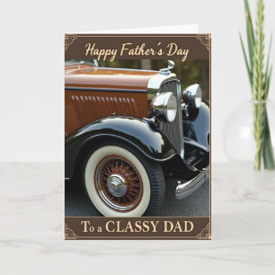 Tarjeta del Día del Padre Luxury Ride
