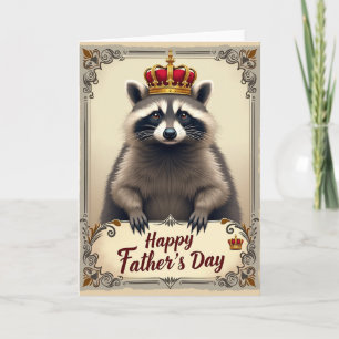 Tarjeta del Día del Padre Mamífero Regio