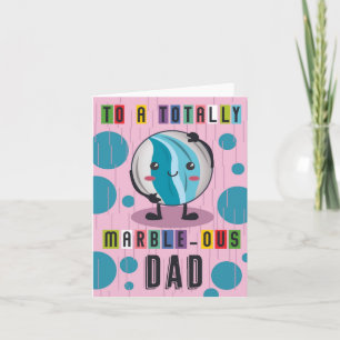 Tarjeta del Día del Padre Marble-Ous Puns
