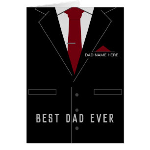 Tarjeta del Día del Padre - Mejor DAD de la Histor
