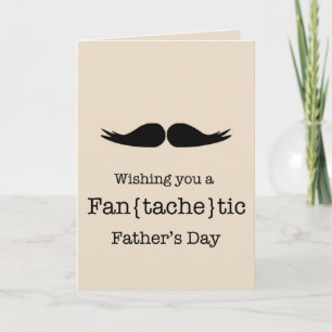 Tarjeta del Día del Padre Mustache