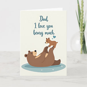 Tarjeta del Día del Padre Muy Dulce