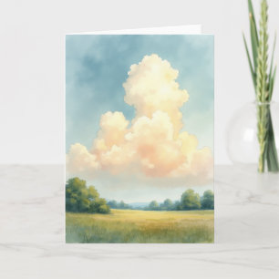 Tarjeta del Día del Padre Nube Dorada