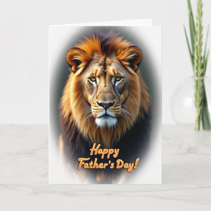 Tarjeta del Día del Padre Ojos Intensos
