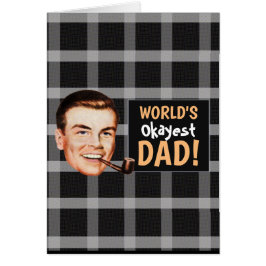 Tarjeta del Día del Padre Okayista del Mundo