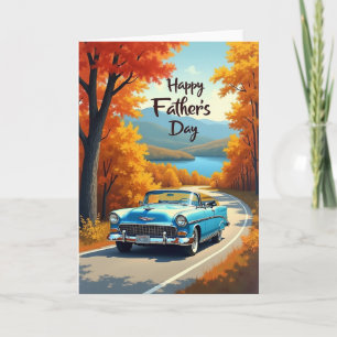 Tarjeta del Día del Padre Otoño Drive