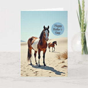 Tarjeta del Día del Padre Painted Pony