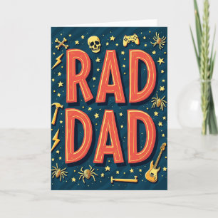 Tarjeta del Día del Padre: Papá Genial y Divertido