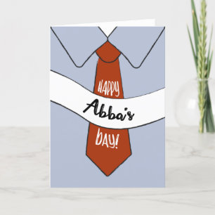 Tarjeta del Día del Padre para Abba