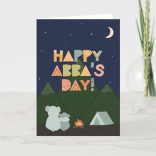 Tarjeta del Día del Padre para Abba