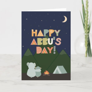 Tarjeta del Día del Padre para Abbu