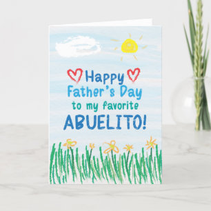Tarjeta del Día del Padre para Abuelito