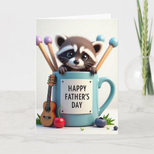 Tarjeta del Día del Padre para Amigo Esponjoso
