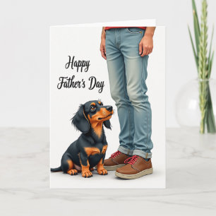 Tarjeta del Día del Padre para Amigo Fiel Mascota