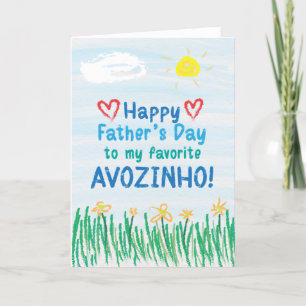 Tarjeta del Día del Padre para Avozinho
