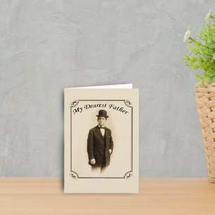 Tarjeta del Día del Padre para Caballero Antiguo