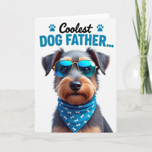 Tarjeta del Día del Padre para Cachorro Bandana