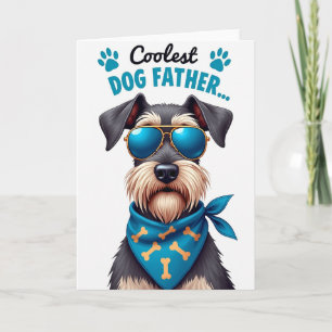 Tarjeta del Día del Padre para Cachorro Elegante