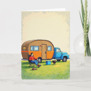 Tarjeta del Día del Padre para Campamento