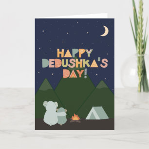 Tarjeta del Día del Padre para Dedushka