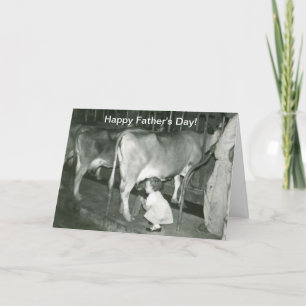 Tarjeta del Día del Padre para el Agricultor