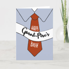 Tarjeta del Día del Padre para el Grand-Père