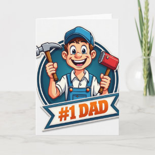 Tarjeta del Día del Padre para el hombre de las mi