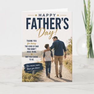 Tarjeta del Día del Padre para el Padrastro