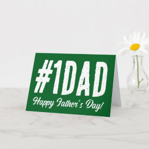 Tarjeta del Día del Padre para el Papá Nº 1