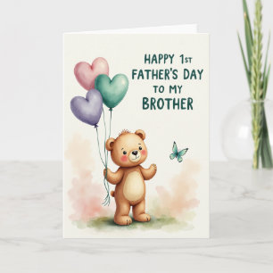 Tarjeta del Día del Padre para hermanos 1º