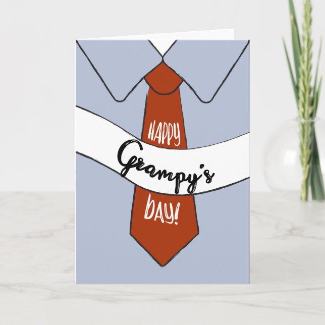Tarjeta del Día del Padre para la Grampy (Anverso)