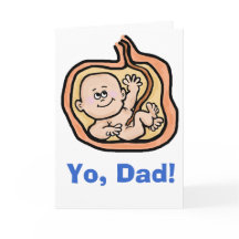 Tarjeta del Día del Padre para las Papas Expectant